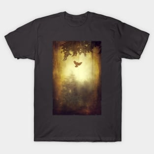 Weltschmerz - Surreal Misty Forest Scenery T-Shirt